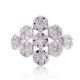 Designer Ring with Certified Diamonds In 14k Gold - LR2489P